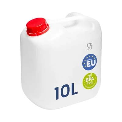 Abbildung von Garronda Kanister 10L Wasserkanister BPA frei Wasserbehälter Weiß GD 0082 (1 St), für Lebensmittel und Chemikalien