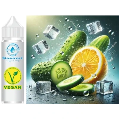 Abbildung von Cucumber Citrus Frost Gurke Zitrone Ice Aroma Konzentrat Vegan Sasami 10ml