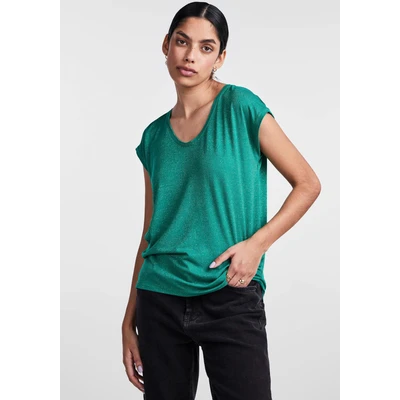 Abbildung von Pieces Tshirt basic, Damen, Größe: Large, Vert