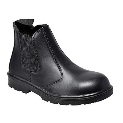 Abbildung von Portwest Steelite Dealer Sicherheitsstiefel S1P , Größe: 45, Farbe: Schwarz, FW51BKR45