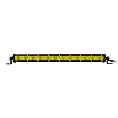 Abbildung von Willpower Led Offroad Scheinwerfer 33cm 60W Gelbe Bernstein Einzelne Reihe Arbeitsscheinwerfer Bar 12V 24V Zusatzscheinwerfer 6000K IP67 Wasserdicht für Auto LKW Traktor Truck