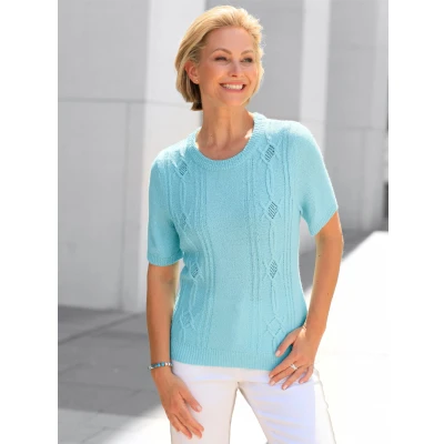 Abbildung von Classic Basics Kurzarmpullover &quot;Pullover&quot;