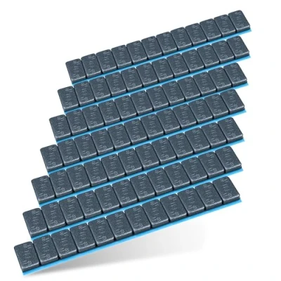 Abbildung von HASKYY Reifenwuchtmaschine 7 Auswuchtgewichte 12x5g Klebegewichte Stahlgewichte Kleberiegel 60g