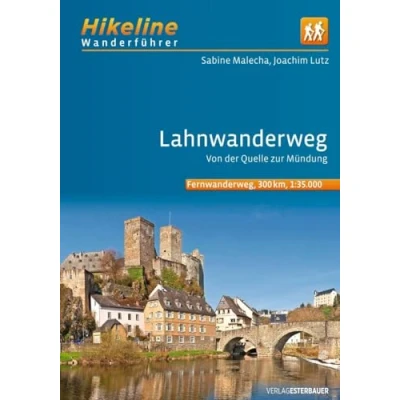 Abbildung von Fernwanderweg Lahnwanderweg: Von der Quelle bis zur Mündung, 19 Etappen, 300 km, 1:35.000 (Hikeline /Wanderführer)