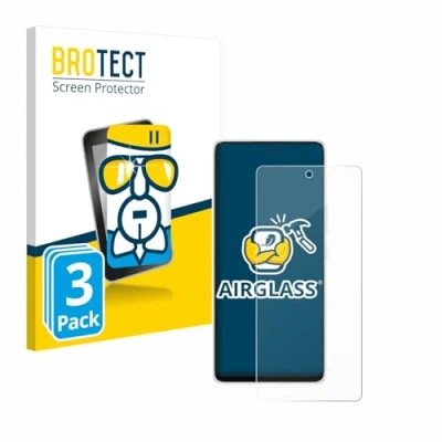 Abbildung von BROTECT Schutzglas für Samsung Galaxy A53 5G (3 Stück) Schutzfolie Panzer Folie Glas [Extrem Kratzfest 9H, Anti Fingerprint, Ultra Transparent]