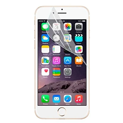 Abbildung von wortek Schutzfolie, kompatibel mit iPhone 7/6 / 6S, Schutzfolie Crystal Clear 3D Touch Folie Ultra dünn