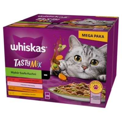 Abbildung von Chef&#039;s Choice in Sauce Mahlzeit Beutel Multipack 12x85g Snack für Haustiere Whiskas