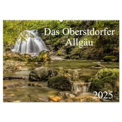 Abbildung von Das Oberstdorfer Allgäu (Wandkalender 2025 DIN A2 quer), CALVENDO Monatskalender