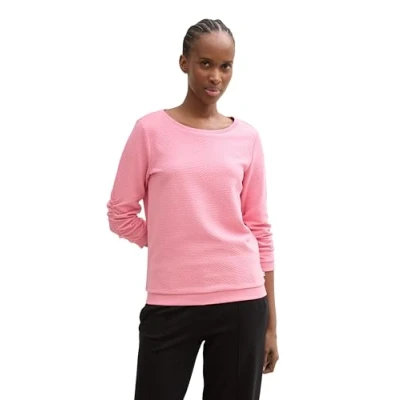 Abbildung von TOM TAILOR Denim Damen 1039979 Sweatshirt, 36321 Light Dusty Pink, L