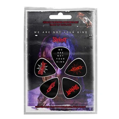 Abbildung von Slipknot Guitar Picks We Are Not Your Kind Band Logo offiziell Plectrum 5 Pack