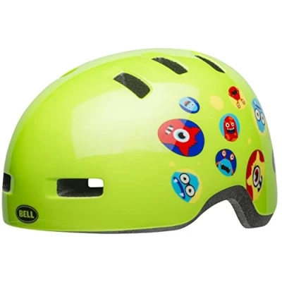 Abbildung von Bell Unisex Jugend Lil Ripper Fahrradhelme, Green Monsters, Einheitsgröße