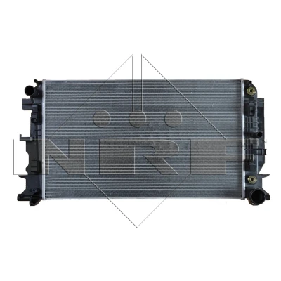 Abbildung von NRF 53833 Kühler, Motorkühlung Aluminium 680 408 28 mit Anbauteilen Kühlrippen gelötet MERCEDES BENZ: Sprinter 3.5 T Kastenwagen