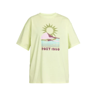 Abbildung von Roxy Dreamers Tshirt print, Damen, Größe: Medium, Green purple