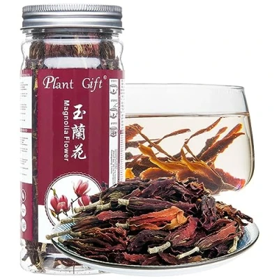 Abbildung von Plant Gift Magnolia Flower tea 玉兰花 100% Natürlicher Tee, chinesische Gesundheit 40g / 1.41oz, chinesischer Tee