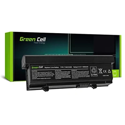 Abbildung von Green Cell Extended Serie KM668 KM742 KM752 KM760 Laptop Akku für Dell Latitude E5400 E5410 E5500 E5510 (9 Zellen 6600mAh 11.1V Schwarz)