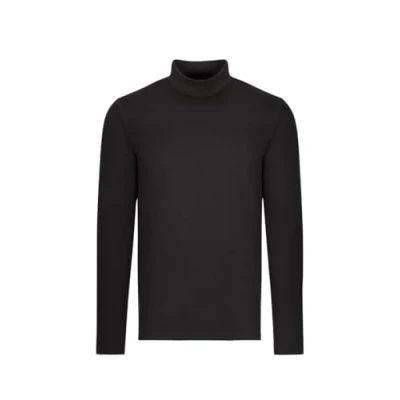 Abbildung von Trigema Herren 637509 Langarmshirt, Schwarz (schwarz 008), Large (Herstellergröße: L)