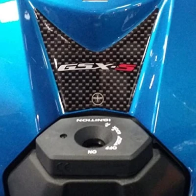 Abbildung von labelbike 3D Harz Aufkleber Dekoration und Schutz des MOTORRAD Zündschlüsselbereichs kompatibel mit Suzuki GSX S 750