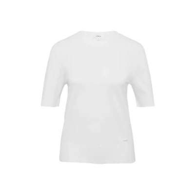 Abbildung von s.Oliver IM Loose FIT Tshirt basic, Damen, Größe: 42, Creme