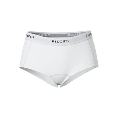Abbildung von PIECES Damen Pclogo Lady Boxers/Solid Noos, Bright White, M