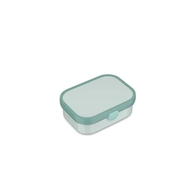 Abbildung von Mepal Lunchbox Campus Bento für Kinder Brotdose mit Fach &amp; Gabel Meal Prep Box Clip Verschluss BPA frei Spülmaschinenfest 750 ml Cool mint