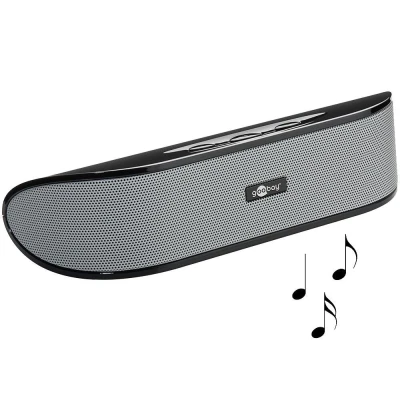 Abbildung von Goobay Soundbar Stereo Lautsprecher 2 Wege (Soundsystem mit passivem Subwoofer / Plug &amp; Play)