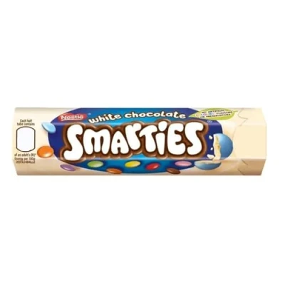 Abbildung von Confetti Pralinen Smarties White Schokolade Weiß Maxi Tube 120 g