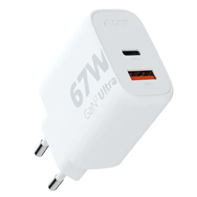 Abbildung von Xtorm GaN2 Dual USB C Schnellladegerät 67W Weiß