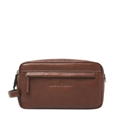 Abbildung von Castelijn &amp; Beerens Verona Toiletta Kosmetiktasche, Damen, Größe: One Size, Lichtbruin