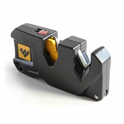 Abbildung von WORK SHARP® Pivot Plus Knife Sharpener kleiner Outdoor V Messer Schärfer für Taschen 3 in 1 Schleifer mit Schleif Stab Wellenschliff