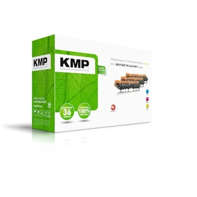 Abbildung von KMP Toner 1248,3030 cyan, magenta, gelb kompatibel zu brother TN 246C/M/Y, 3er Set