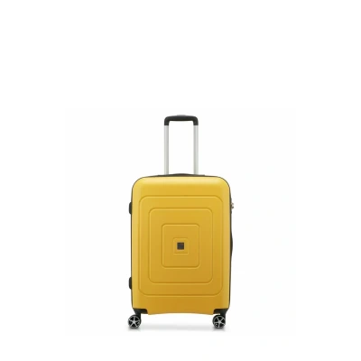 Abbildung von MODO by Roncato MD1 mittelharter erweiterbarer Trolley mit TSA, gelb, Media, Hartschalenkoffer erweiterbarem Mittelteil und Lenkrollen