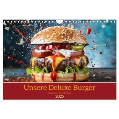 Abbildung von Unsere Burger Deluxe (Wandkalender 2025 DIN A4 quer), CALVENDO Monatskalender