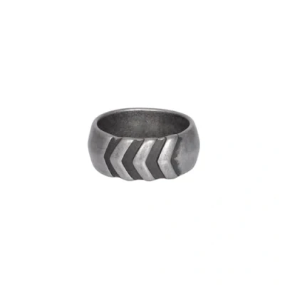 Abbildung von iXXXi Men Herrenring Mercedes Antiksilber 20mm