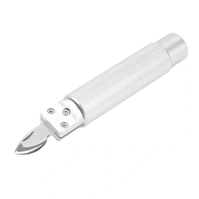 Abbildung von Uhrenöffner Messer, Gehäuseöffner mit Uhrmacher Tischmesser Einer Klinge, Uhrenrückseiten Entferner Reparaturwerkzeug, Tragbarer Edelstahl Metallgriff, Gebogene Klinge
