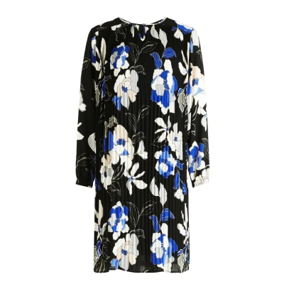 Abbildung von Betty Barclay Plissee Freizeitkleid, Damen, Größe: 40, Schwarz blau