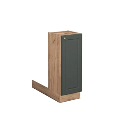 Abbildung von Vicco Kücheninsel Fame Line, Grün Gold Landhaus/Goldkraft Eiche, 30 cm ohne Arbeitsplatte