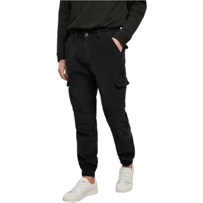 Abbildung von Urban Classics Herren Corduroy Cargo Jogging Pants Hose, Midnightnavy, x_l