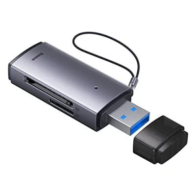 Abbildung von Baseus Lite Series USB A auf SD/TF Kartenleser Grau