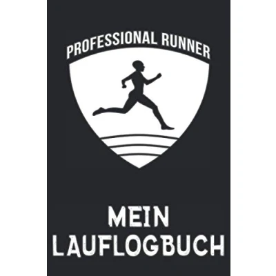 Abbildung von MEIN LAUFLOGBUCH Professional Runner: Lauftagebuch als Protokoll für das Lauftraining Jogging und Läufer Zubehör Laufbuch zum Ausfüllen ... Trainingsbuch Marathon oder Halbmarathon