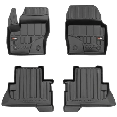 Abbildung von M MOTOS Gummimatten Auto Fussmatte passt für Ford Kuga II 2013 2019 Verbessern Sie Ihren Reisekomfort mit Antirutschmatte 3D Allwetter fußmatten Auto, Schutz vor Verschmutzung