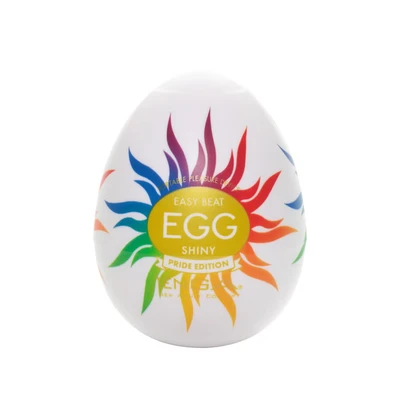 Abbildung von Masturbator „Egg Shiny Pride Edition“, mit Rillenstruktur