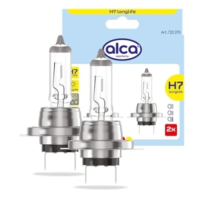 Abbildung von alca KFZ Ersatzleuchte H7 Auto Leuchtmittel universal 12 V 55 W Sockel: Px26d, 2 St.