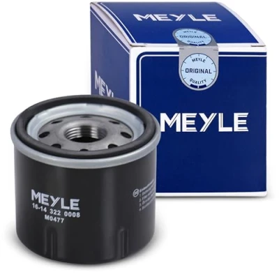 Abbildung von MEYLE 16 14 322 0008 Ölfilter M20x1,5 ORIGINAL Quality Anschraubfilter RENAULT: Kangoo I, Clio 3, 4 Schrägheck, DACIA: SANDERO 2