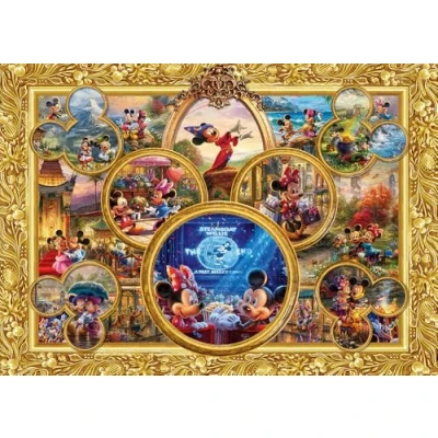 Abbildung von Schmidt Spiele Puzzle 2000 Teile Disney Mickey &amp; Minnie Dream Collage II 57371, Puzzleteile
