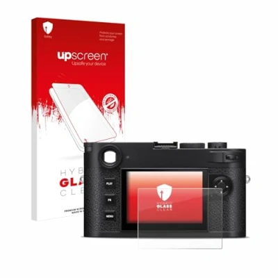 Abbildung von upscreen Schutzglas für Leica M11 P Schutzfolie, Glas Folie [Klar, 9H Panzerschutz, Anti Fingerprint]