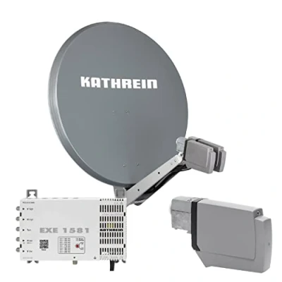Abbildung von Kathrein CAS 90 gr Sat Antenne multifeedfähig Graphit (grau) 8 Teilnehmer mit Unicable