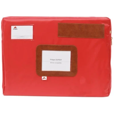 Abbildung von Alba Mehrweg Faltentasche/POCSOUR 42x5x32 cm rot wasserfestes Nylon