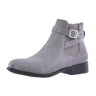 Abbildung von Elara Cowboy/Bikerstiefelette, Damen, Größe: 36, Grau Schuhe