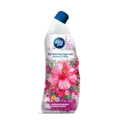 Abbildung von Ambi Pur WC Reinigungsgel Hibiscus &amp; Rose 750ml