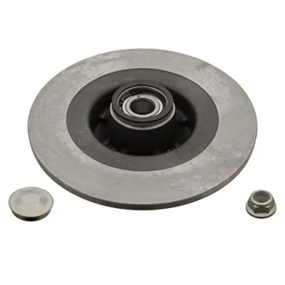 Abbildung von BLUE PRINT ADR164325 Bremsscheibe Hinterachse 274 11 4 100 voll geölt mit Fettkappe, ABS Sensorring, Radlager RENAULT: SCENIC 2